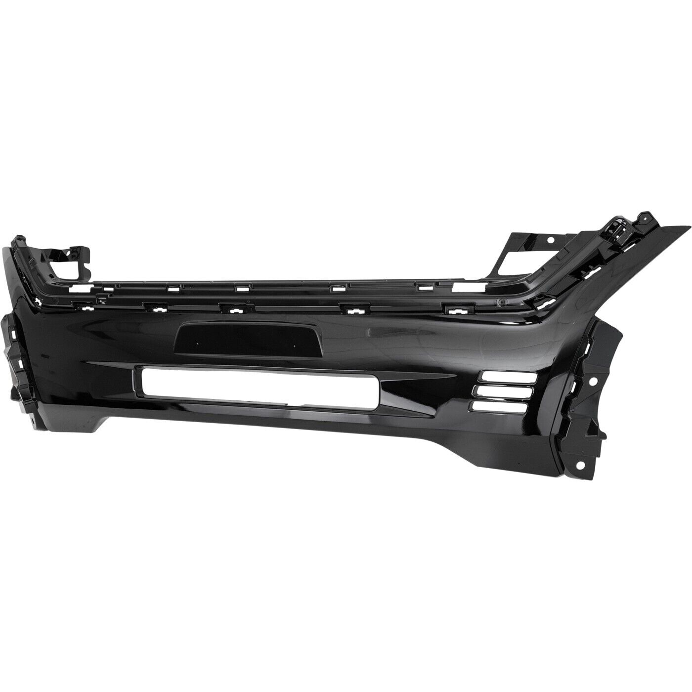 2019-2020 Mitsubishi Outlander Bumper Trim Front Center Black , MI1044108. Factory-style replacement part.