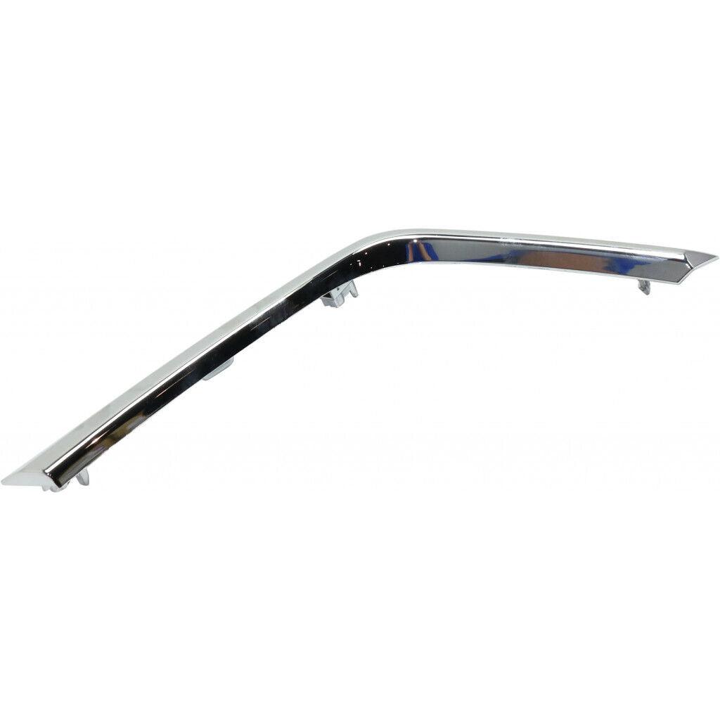 2016-2019 Mitsubishi Outlander Sport Grille Moulding Driver Side Lower Chrome , MI1046102. Durable and impact-resistant.