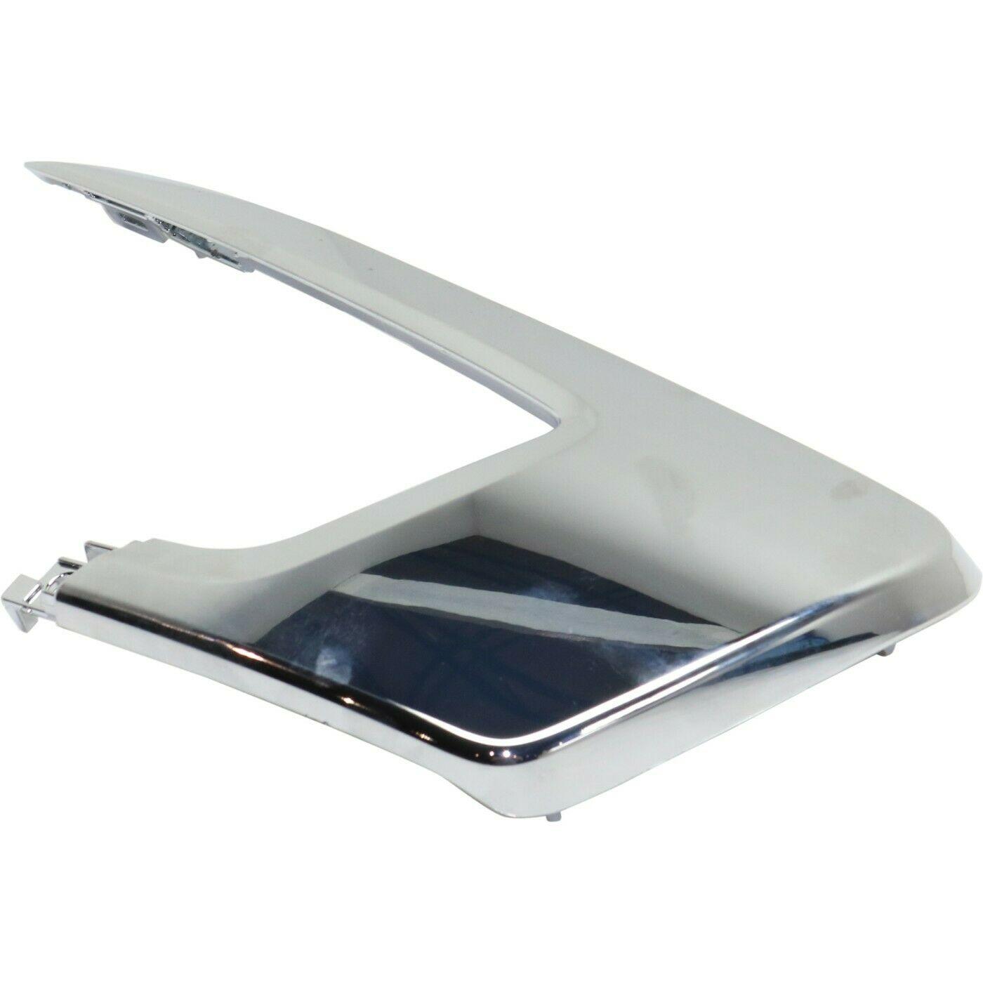 2016-2019 Mitsubishi Outlander Sport Bumper Moulding Front Passenger Side Upper Chrome , MI1047101. Exact fit for vehicle restoration.