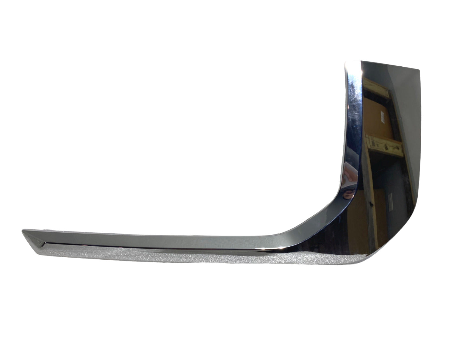 2020-2023 Mitsubishi Outlander Sport Bumper Molding Front Passenger Side Chrome Sprt/ Rvr , MI1047109. OEM-style replacement.