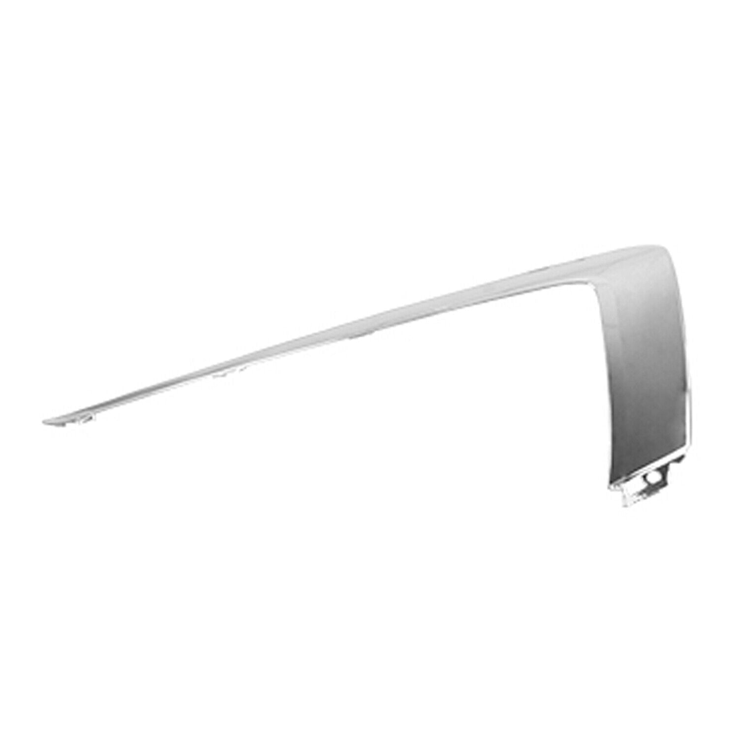 2018-2020 Mitsubishi Eclipse Cross Bumper Molding Front Passenger Side Chrome , MI1047110. Installed view for reference.
