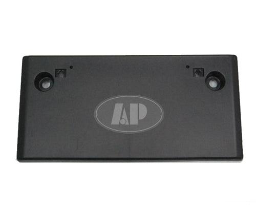 2004-2007 Mitsubishi Lancer License Plate Bracket Front (Matte-Black) , MI1068100. Designed for OEM alignment.