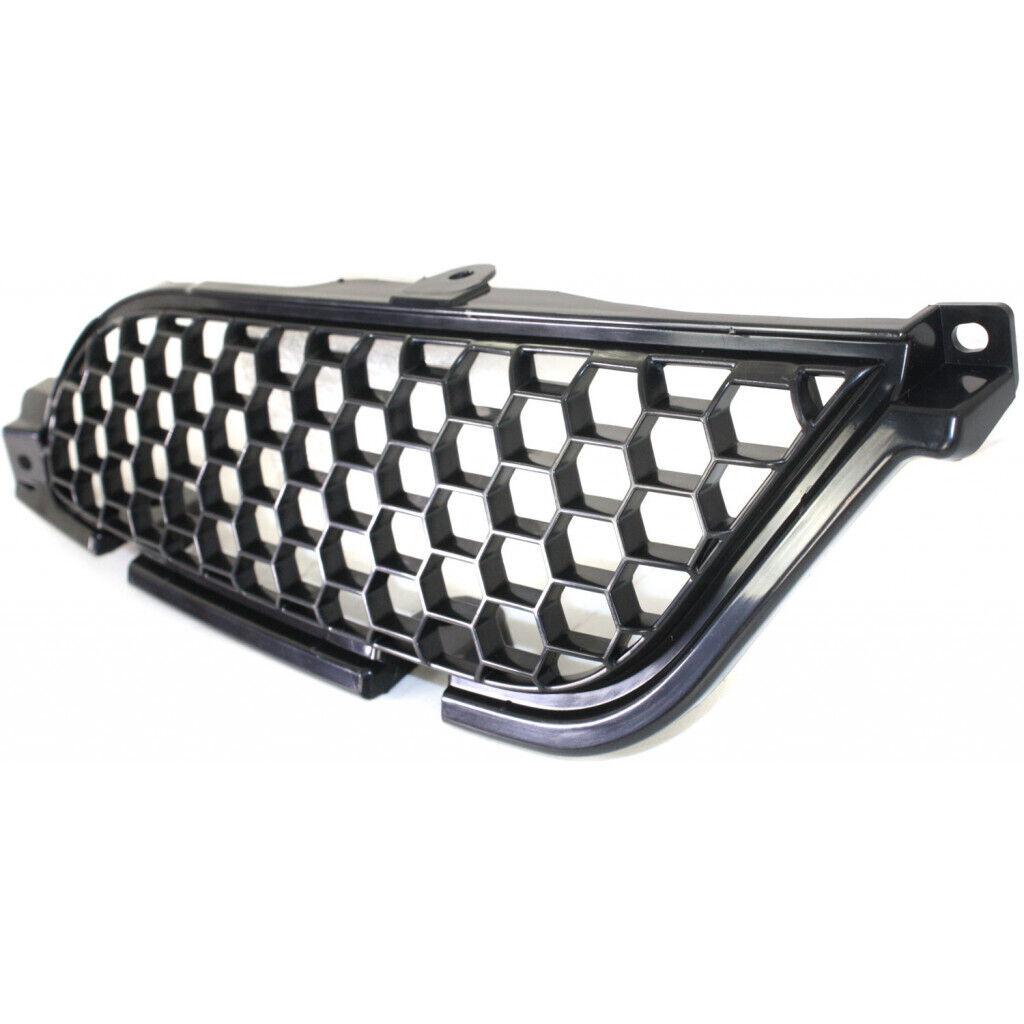 2007-2008 Mitsubishi Eclipse Grille Matte-Black Passenger Side Cpe/Spyder , MI1200253. Durable and impact-resistant.
