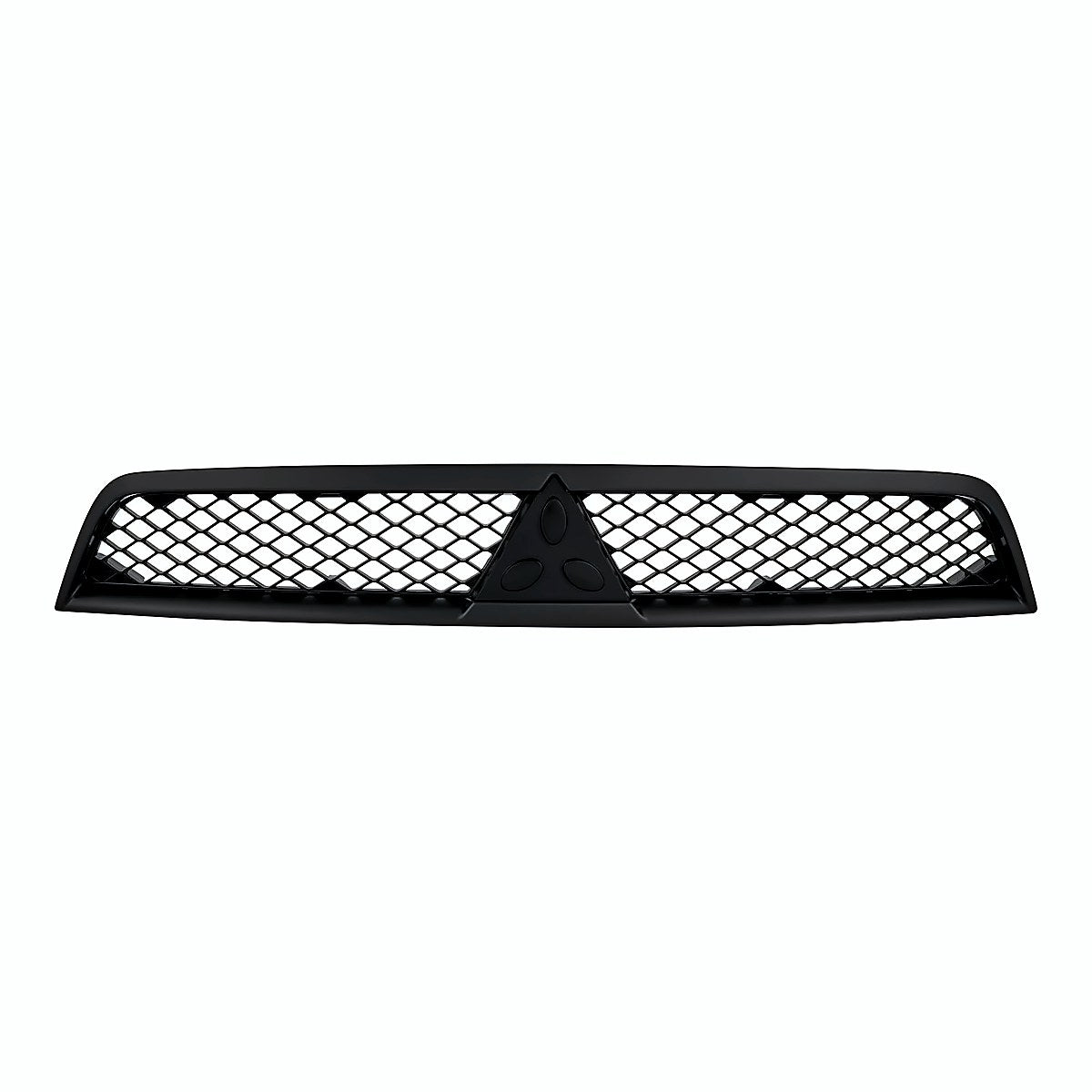 2008-2015 Mitsubishi Lancer Grille Black, mi1200254. Front view.