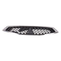 2017-2020 Mitsubishi Mirage Hatchback Grille Chrome , MI1200269. Angle view for visual reference.