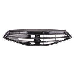 2017-2020 Mitsubishi Mirage G4 Sedan Grille Smoked Black/Silver Black , MI1200270. Factory-style replacement part.
