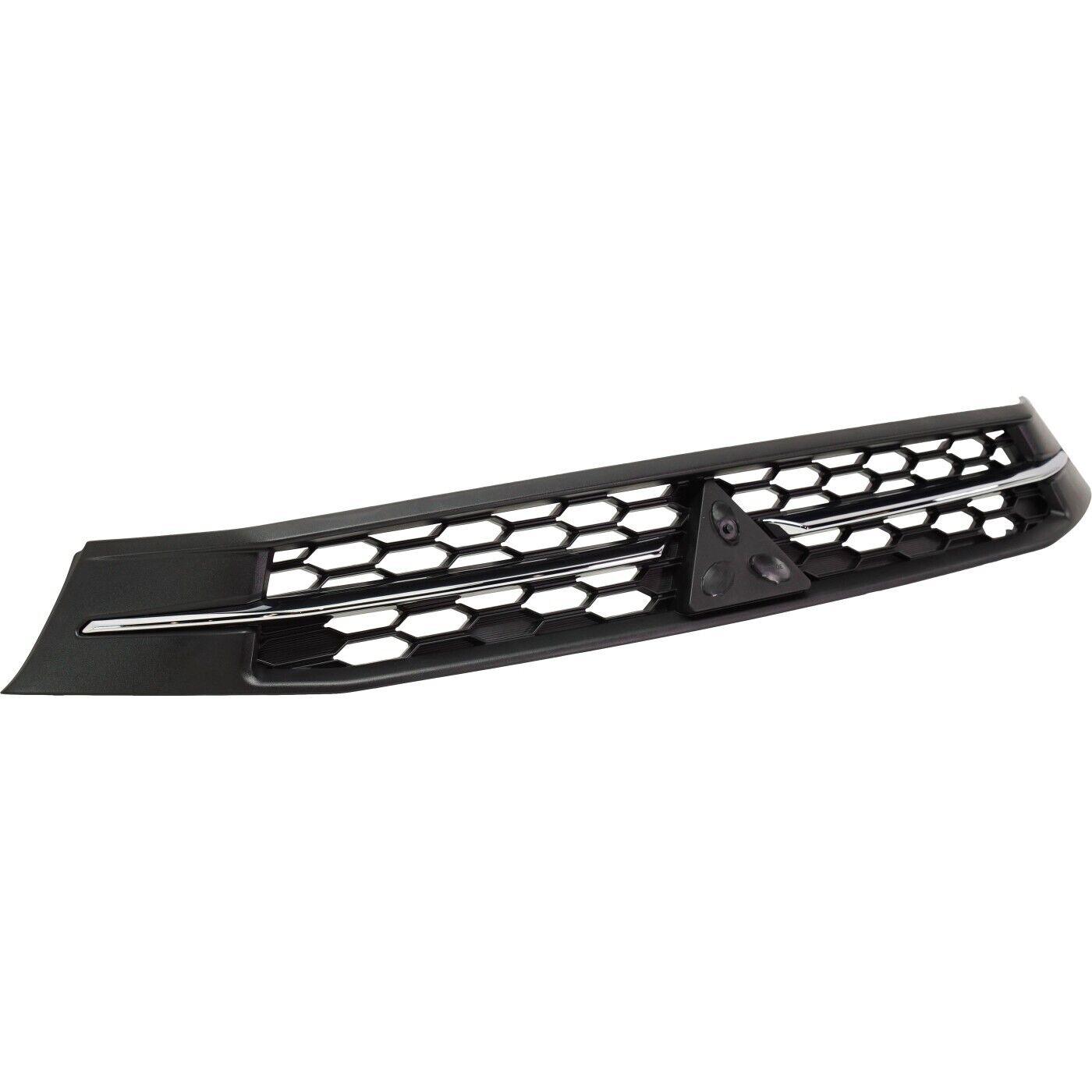 2018-2019 Mitsubishi RVR Grille Matte Black With Chrome Moulding , MI1200274. Exact fit for vehicle restoration.