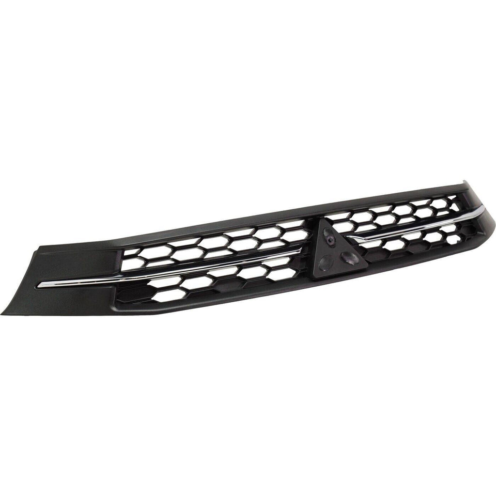 2018-2019 Mitsubishi Outlander Sport Grille Matte Black With Chrome Moulding , MI1200274. Factory-style replacement part.