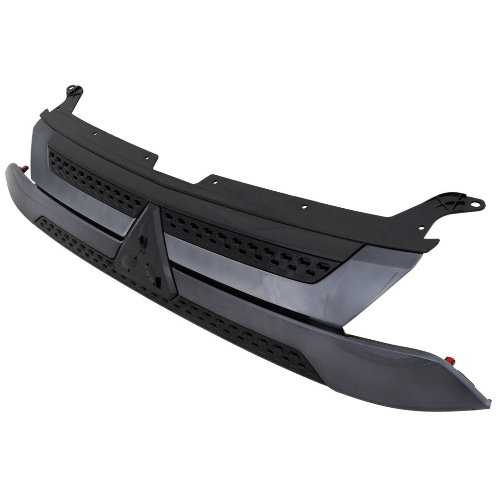 2019-2020 Mitsubishi Outlander Grille Front Black Dark Chrome , MI1200277. Lightweight yet durable construction.