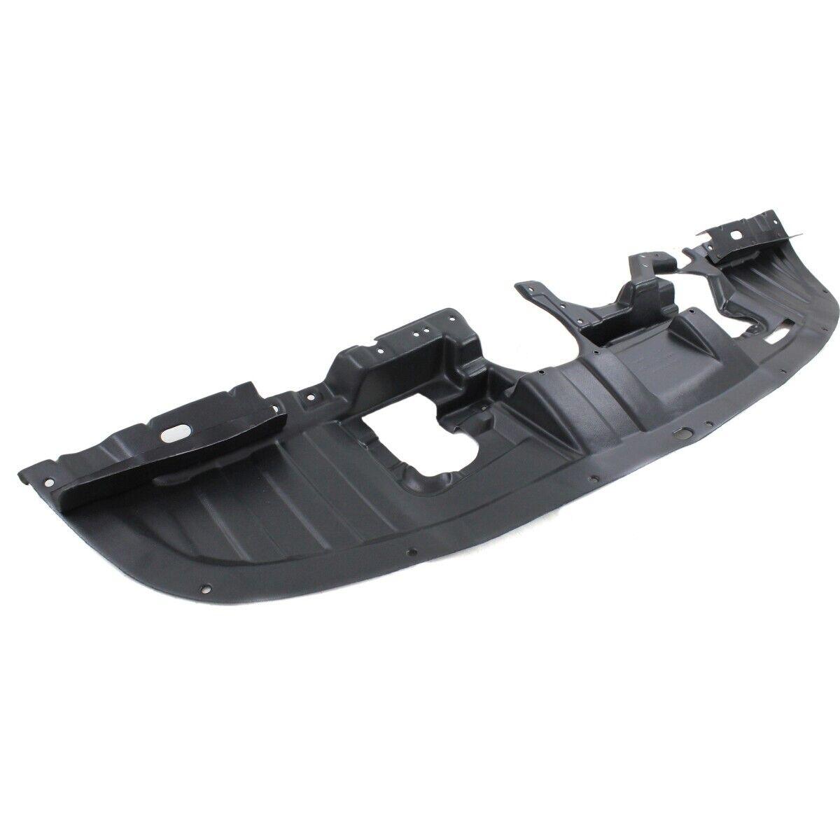 2010-2011 Mitsubishi Lancer Sportback Engine Splash Shield With Turbo With Ralliart , MI1228134. Exact fit for vehicle restoration.