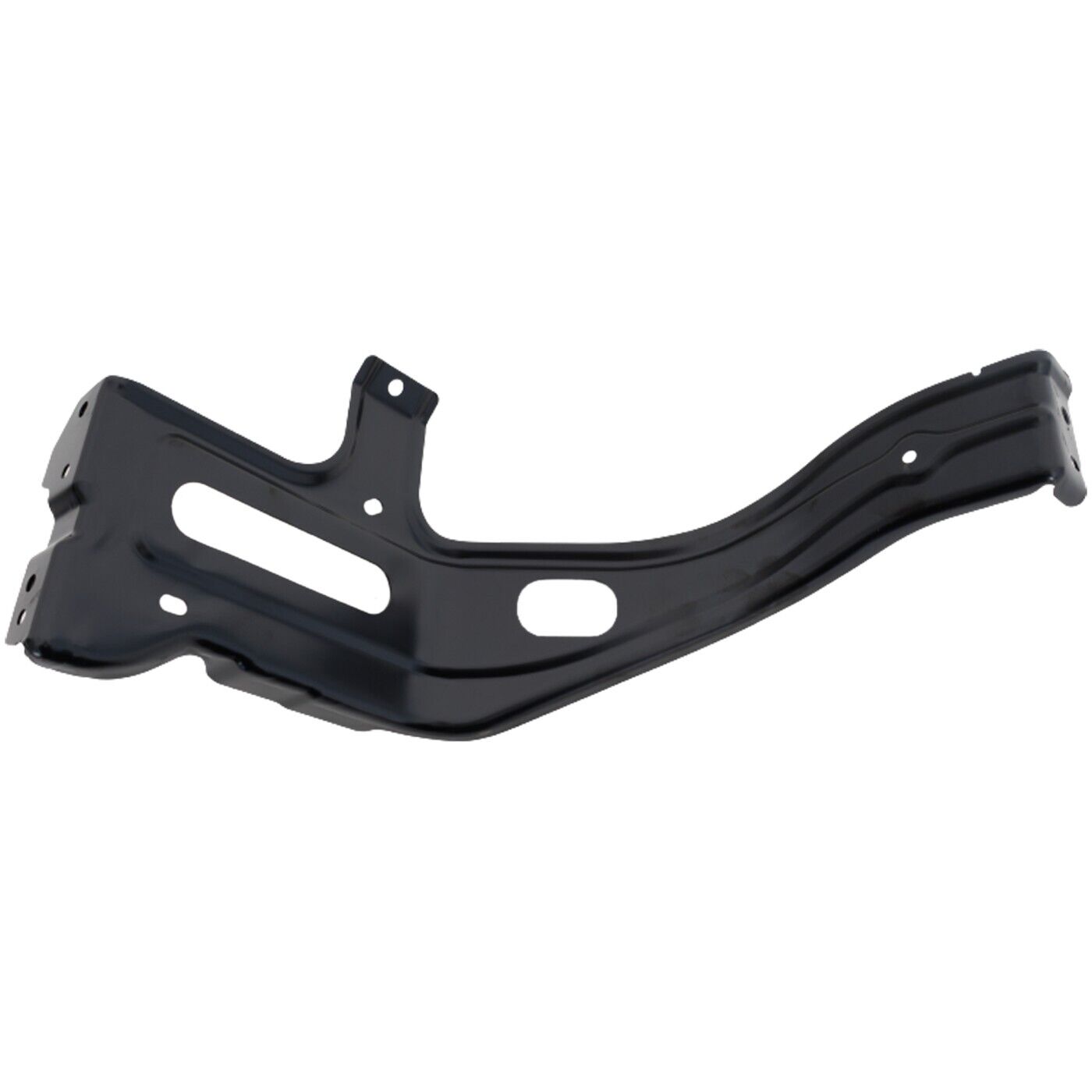 2022-2023 Mitsubishi Outlander Fender Bracket Driver Side Steel , MI1244101. Side view of the replacement part.