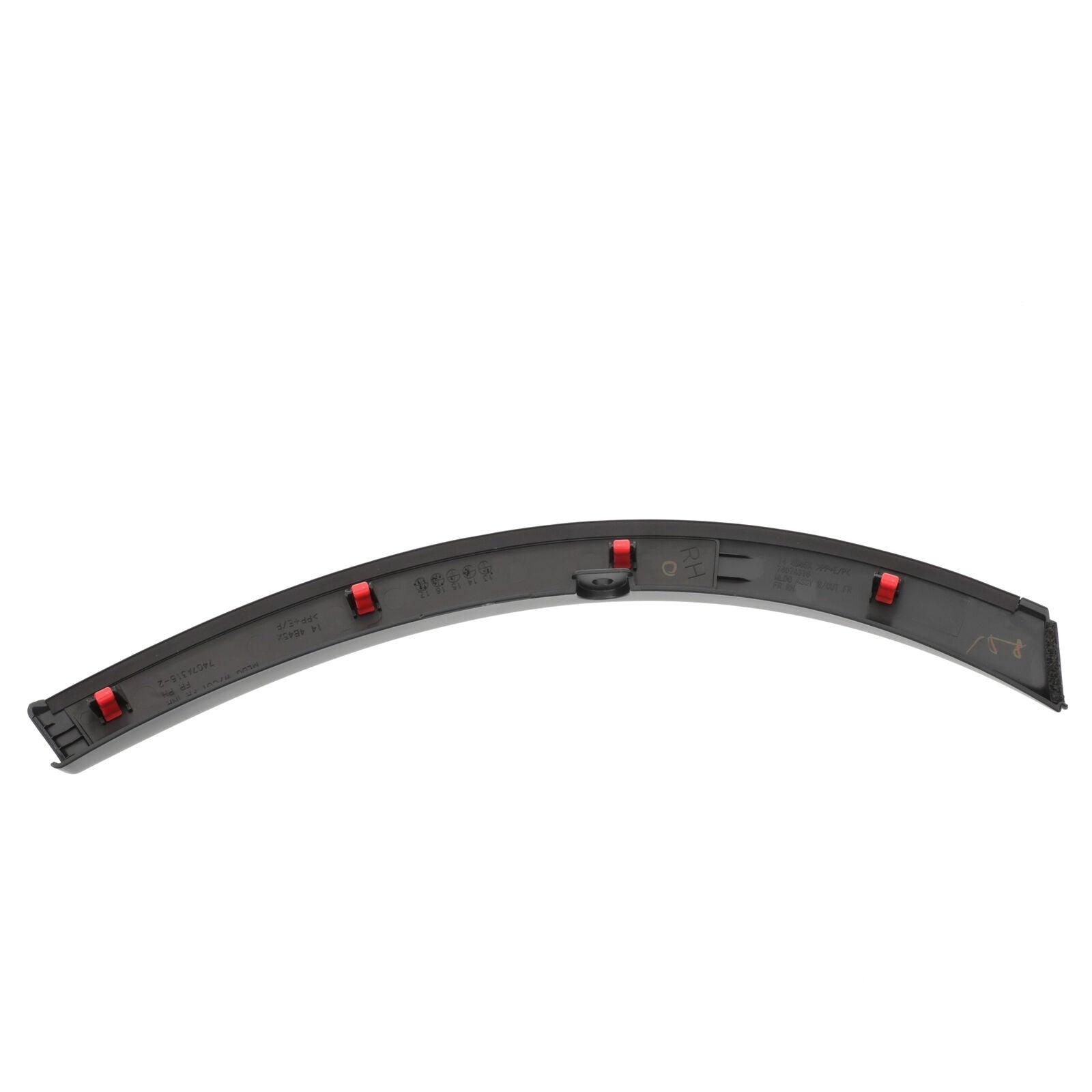 2014-2020 Mitsubishi Outlander Wheel Arch Trim Front Passenger Side Lower (Bumper Mounted) , MI1291101. .