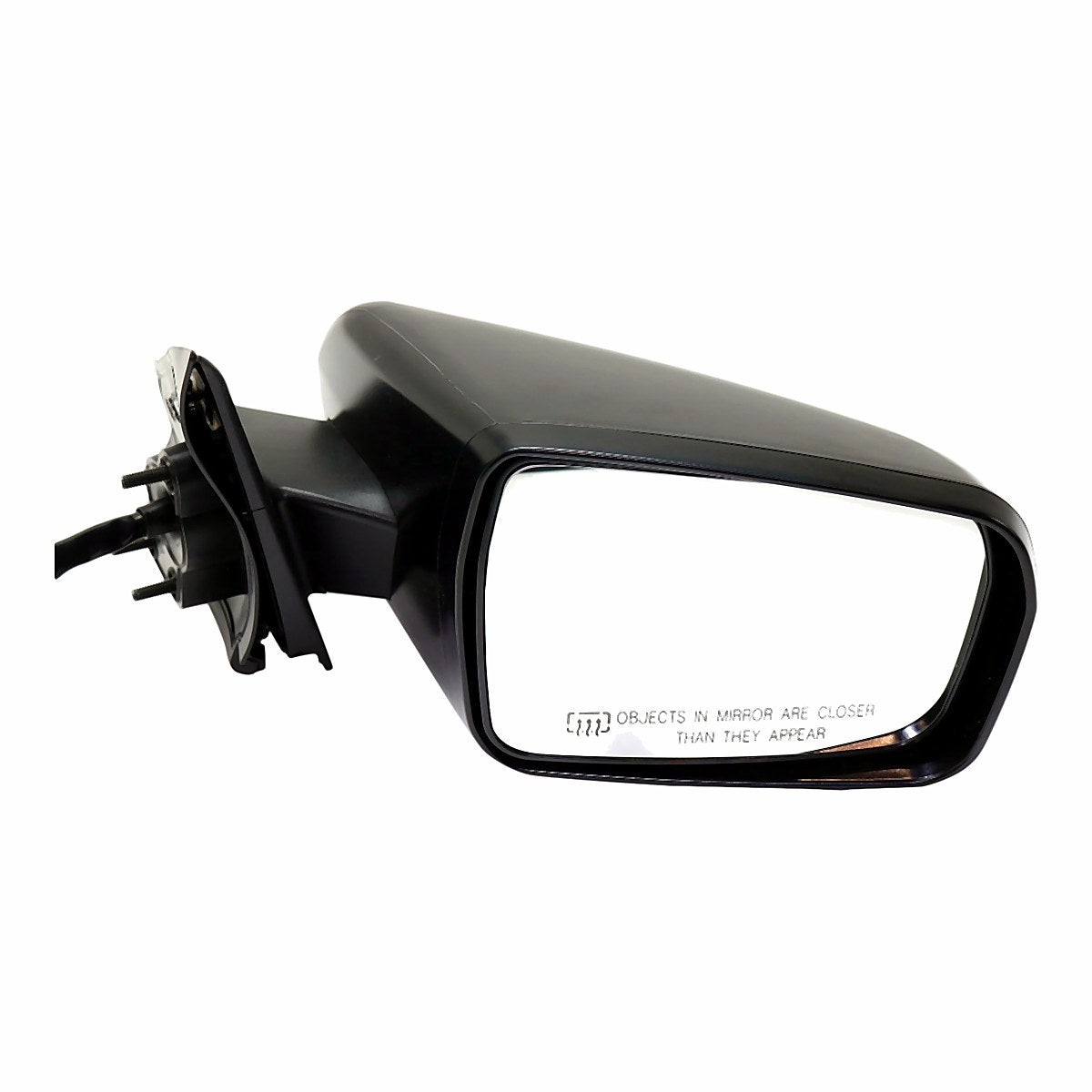 2004-2012 Mitsubishi Galant Rear Passenger Side Door Mirror, mi1321130. Front view.