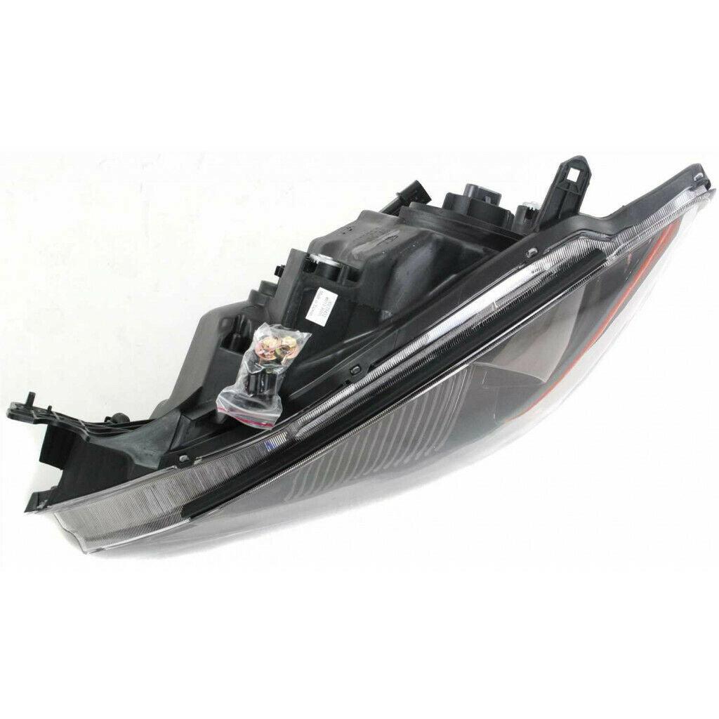 2004-2006 Mitsubishi Lancer Head Lamp Driver Side Black Bezel , MI2502135. High-strength and long-lasting.
