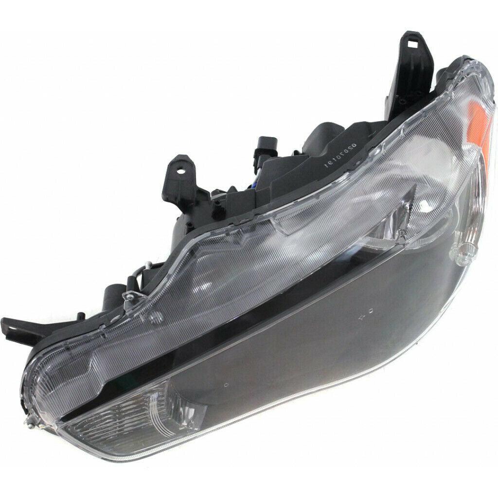 2010-2013 Mitsubishi Outlander Head Lamp Driver Side Halogen , MI2502157. Direct fit for easy installation.