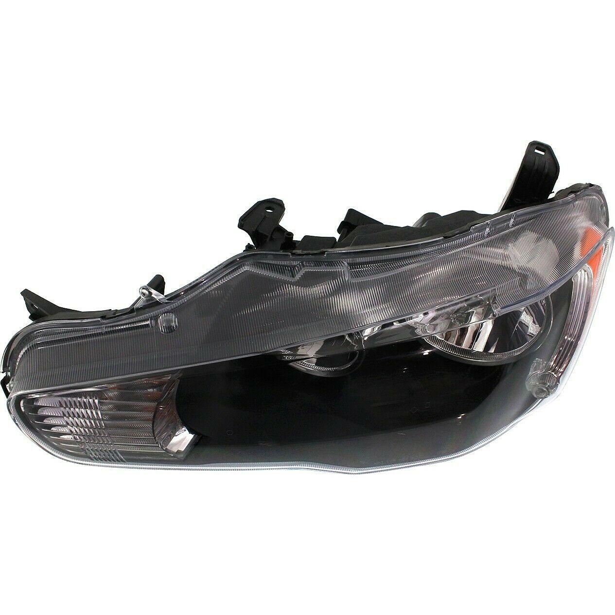 2009-2015 Mitsubishi Lancer Evolution Head Lamp Driver Side Halogen , MI2502158. Professional-grade auto body part.