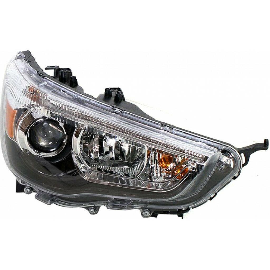 2011-2019 Mitsubishi Outlander Sport Head Lamp Passenger Side Halogen , MI2503160. Designed for OEM alignment.