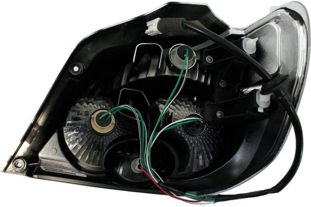 2005-2006 Mitsubishi Outlander Tail Lamp Driver Side Xl-Xls , MI2800123. Side view of the replacement part.
