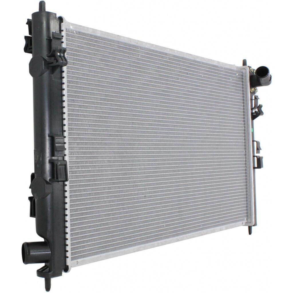 2008-2013 Mitsubishi Outlander Radiator , MI3010215. Installed view for reference.