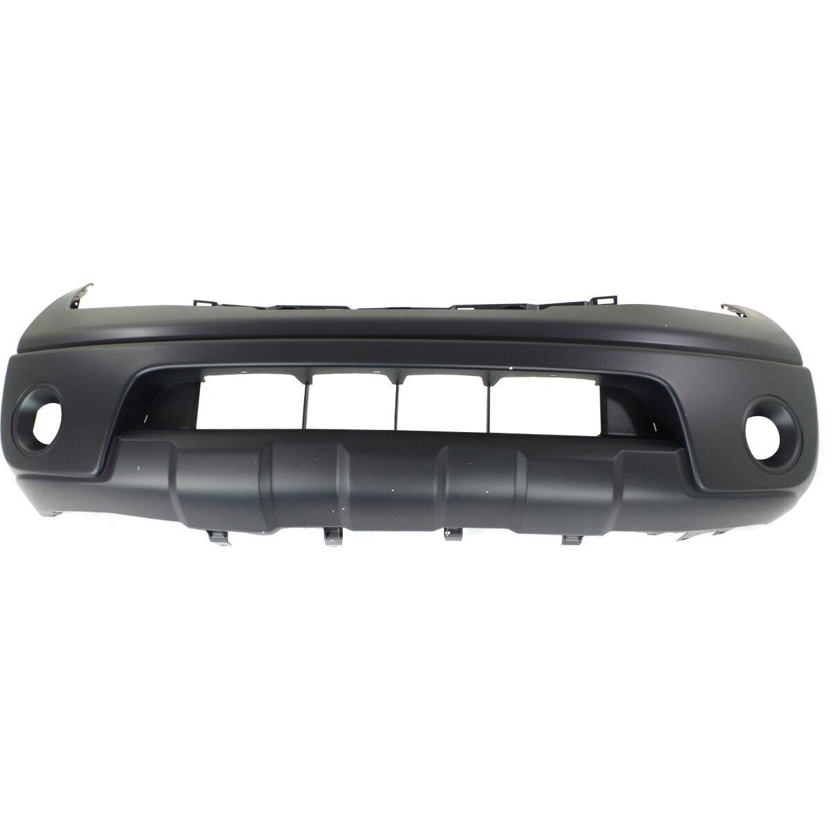 2005-2008 Nissan Frontier Front Bumper Primed With Textured Center 2.5L (Otn) , NI1000225. Designed for OEM alignment.