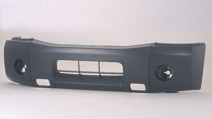 2004-2015 Nissan Titan Front Bumper Primed Xe , NI1000237. Durable and impact-resistant.