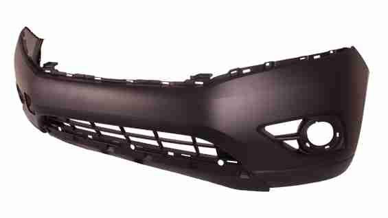 2013-2016 Nissan Pathfinder Front Bumper Primed , NI1000288. Replacement part ready for install.