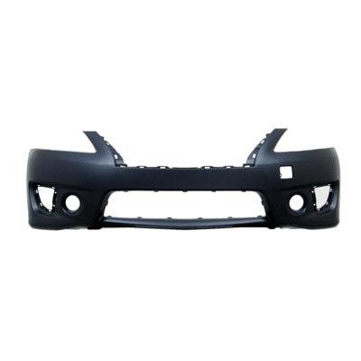 2013-2015 Nissan Sentra Front Bumper Sr Model Primed , NI1000290. Precision fitment for collision repair.