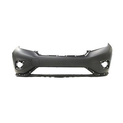 2015-2018 Nissan Murano Front Bumper Primed With Textured Black Lower , NI1000305. Precision fitment for collision repair.