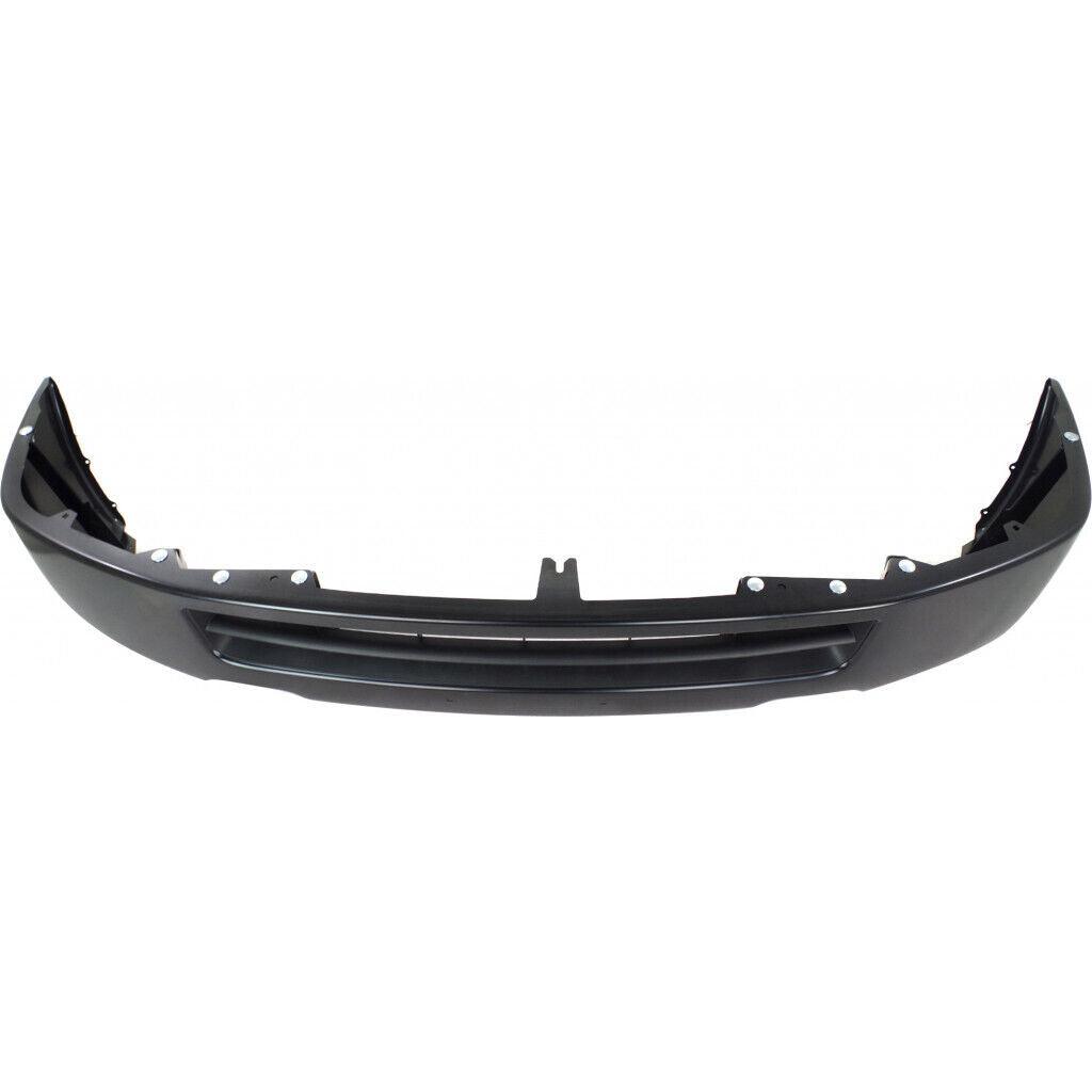 2012-2021 Nissan NV1500 Front Bumper Face Bar Black Without Fog Lamps Steel , NI1002144. Designed for OEM alignment.