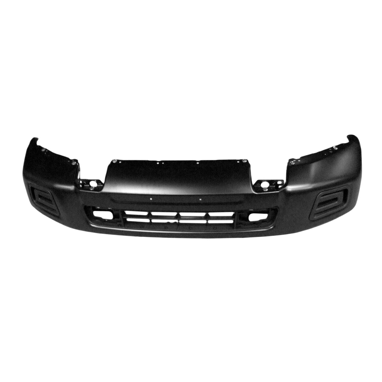 2016-2019 Nissan Titan XD Front Bumper Face Bar Black Without Sensor/Fog Lamps , NI1002148. Durable and impact-resistant.