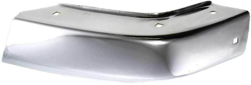 1996-1999 Nissan Pathfinder Bumper End Front Driver Side Chrome Without Flares To 12/1999 , NI1004142. Exact fit for vehicle restoration.