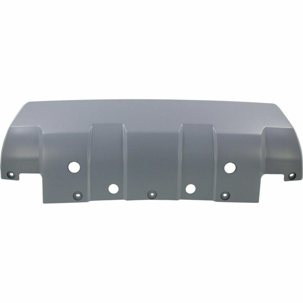 2005-2008 Nissan Xterra Bumper Lower Pad Front Silver Black , NI1009100. Precision fitment for collision repair.
