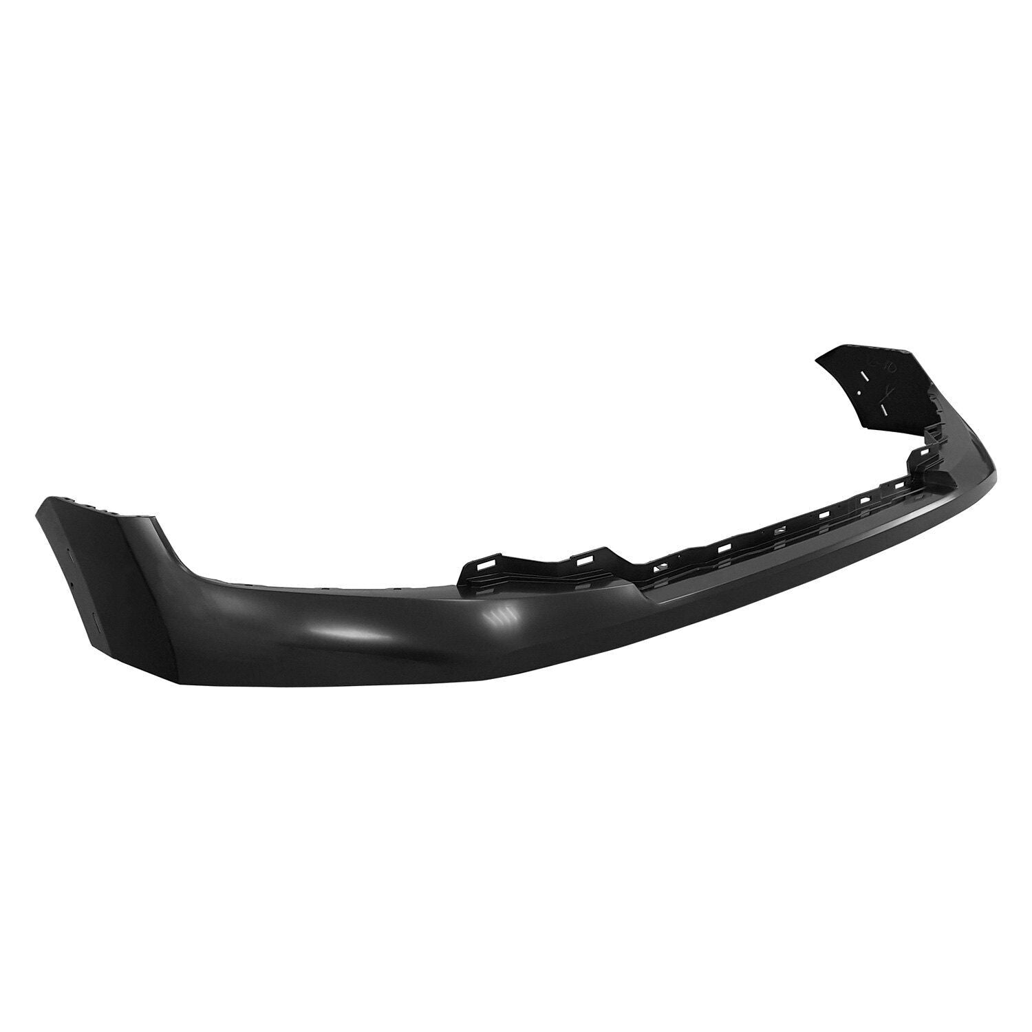 2020-2023 Nissan Titan Front Upper Bumper , NI1014107. Side view of the replacement part.
