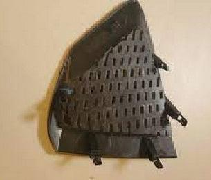 2019-2023 Nissan Maxima Fog Lamp Cover Front Driver Side Black , NI1038161. Side view of the replacement part.