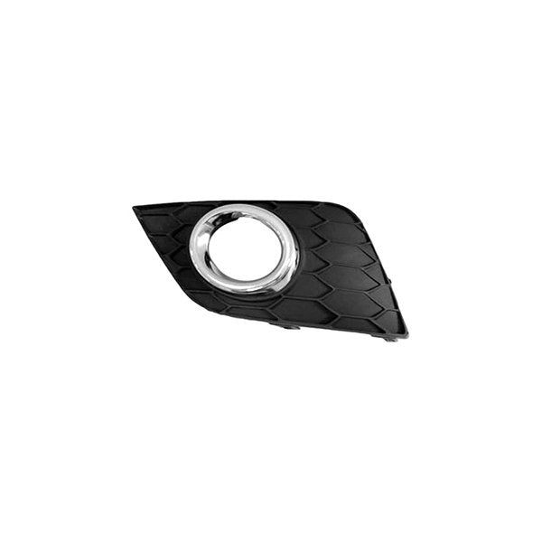 2018-2019 Nissan Sentra Fog Lamp Bezel Front Driver Side Gloss Black , NI1038188. High-strength and long-lasting.