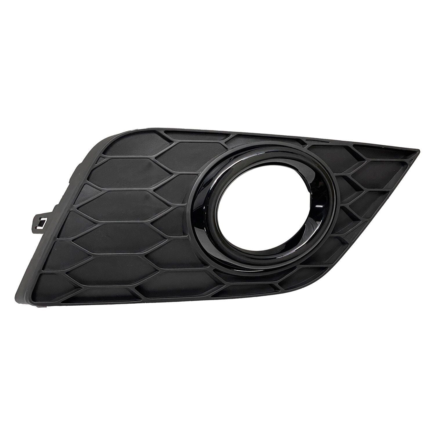 2018-2019 Nissan Sentra Fog Lamp Bezel Front Passenger Side Gloss Black , NI1039188. Professional-grade auto body part.