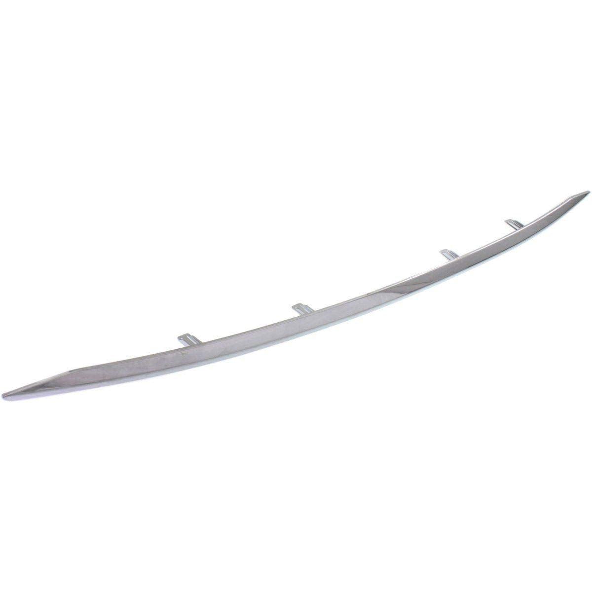 2014-2016 Nissan Rogue Bumper Moulding Front Chrome , NI1044109. Replacement part ready for install.