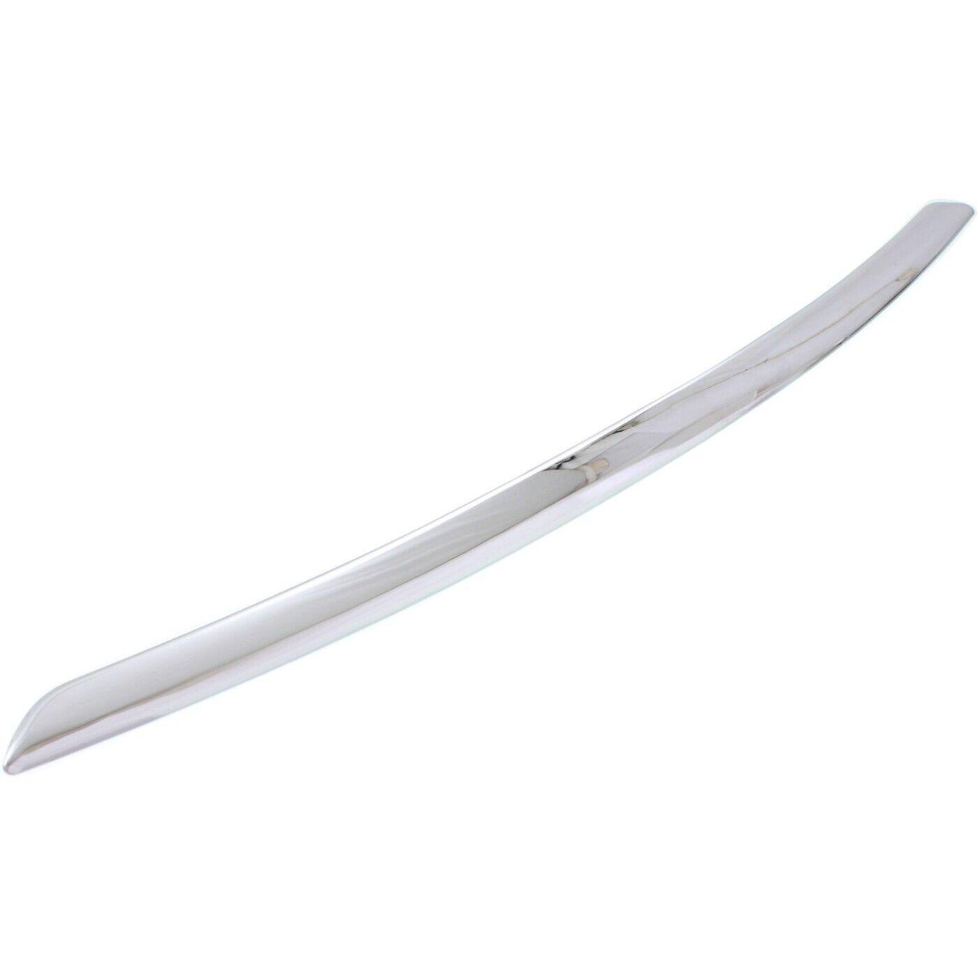 2015-2019 Nissan Versa Sedan Bumper Moulding Front Chrome , NI1044110. Professional-grade auto body part.