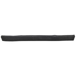 2020-2023 Nissan Versa Sedan Valance Front Gloss Black Thermoplastic Rubber , NI1044119. Installed view for reference.