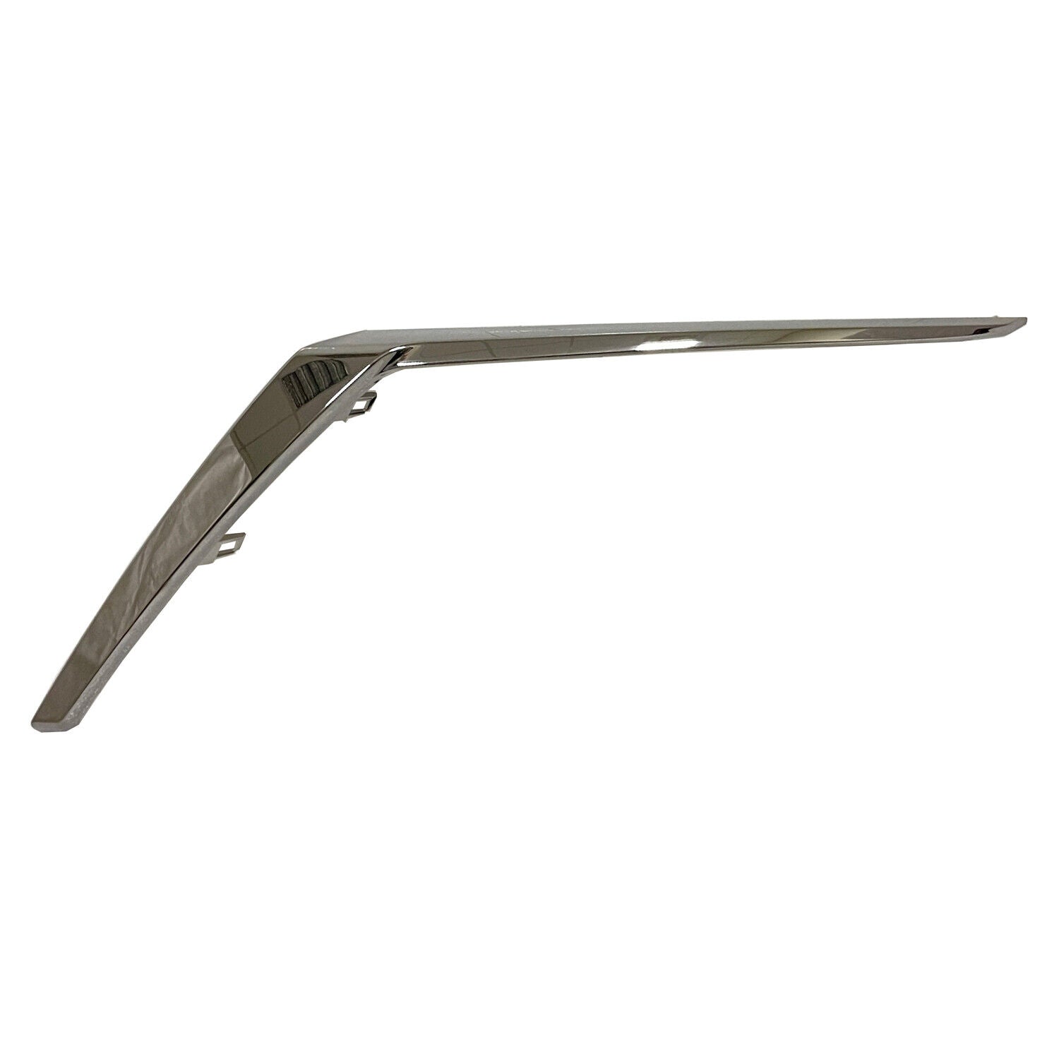 2021-2023 Nissan Kicks Bumper Molding Front Driver Side Smoked Chrome Sr , NI1046113. Professional-grade auto body part.
