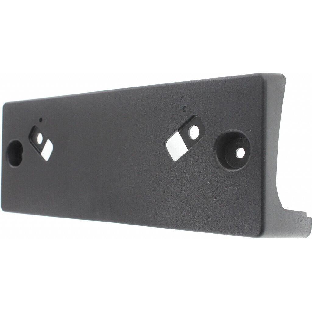 2007-2009 Nissan Altima Sedan License Plate Bracket Front , NI1068118. Side view of the replacement part.