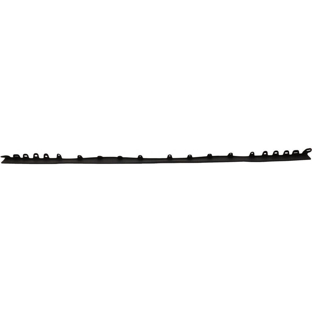 2014-2019 Nissan Versa Hatchback Bumper Spoiler Front Textured , NI1093106. Side view of the replacement part.