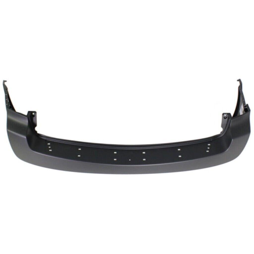 2004-2009 Nissan Quest Rear Bumper Primed Without Sensor Hole , NI1100237. Exact fit for vehicle restoration.