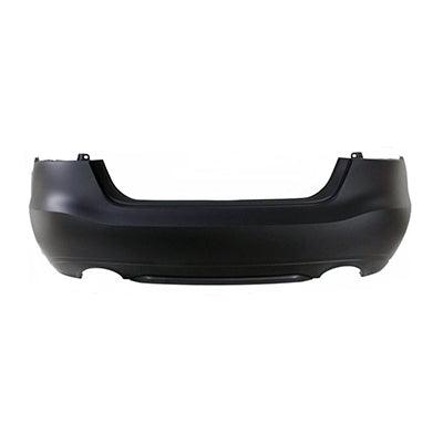 2016-2018 Nissan Maxima Rear Bumper Primed Without Sensor Hole With Textured Lower , NI1100307. Exact fit for vehicle restoration.