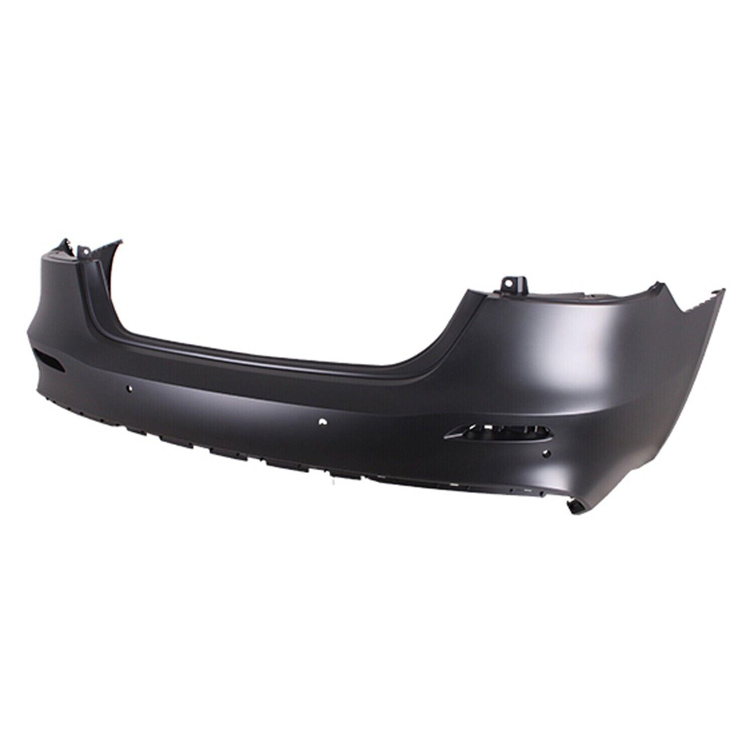 2019-2023 Nissan Maxima Rear Bumper Primed With Sensor , NI1100333. Designed for OEM alignment.