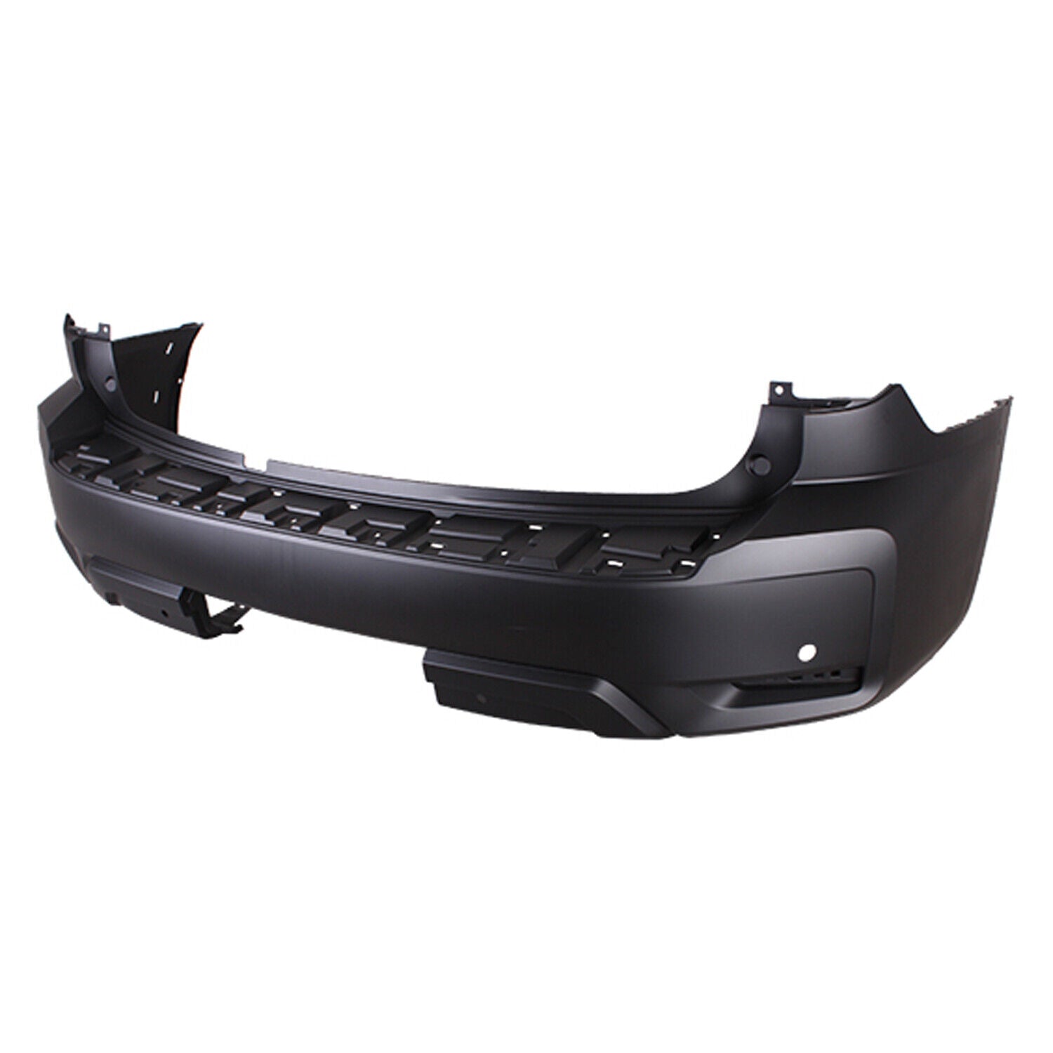 2021-2023 Nissan Armada Rear Bumper Primed With Park Assist Sensor , NI1100343. Installed view for reference.