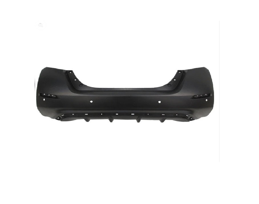 2020-2023 Nissan Leaf Rear Bumper Primed With Sensor , NI1100344. High-quality aftermarket part.