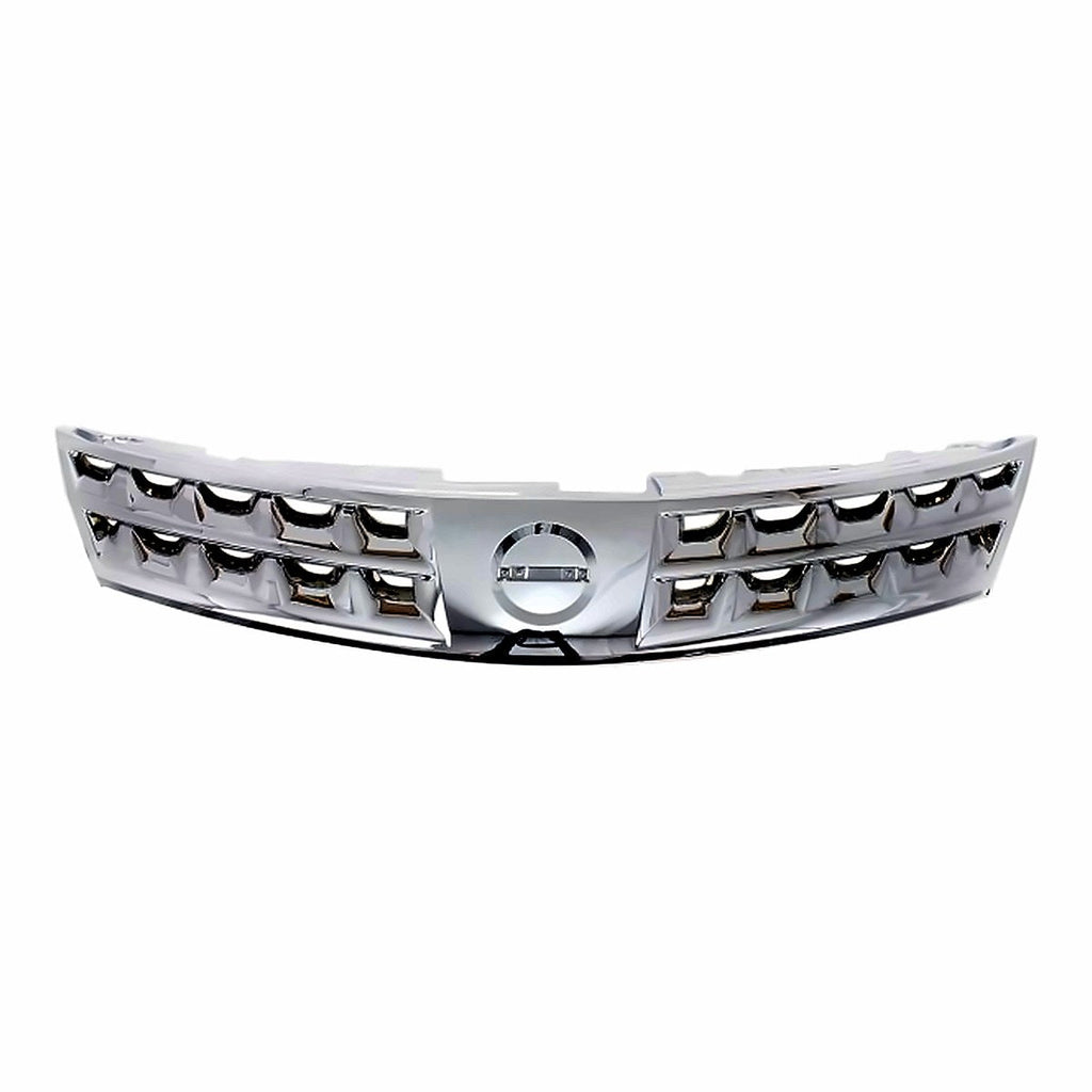 2006-2007 Nissan Murano Grille Chrome, ni1200223. Front view.