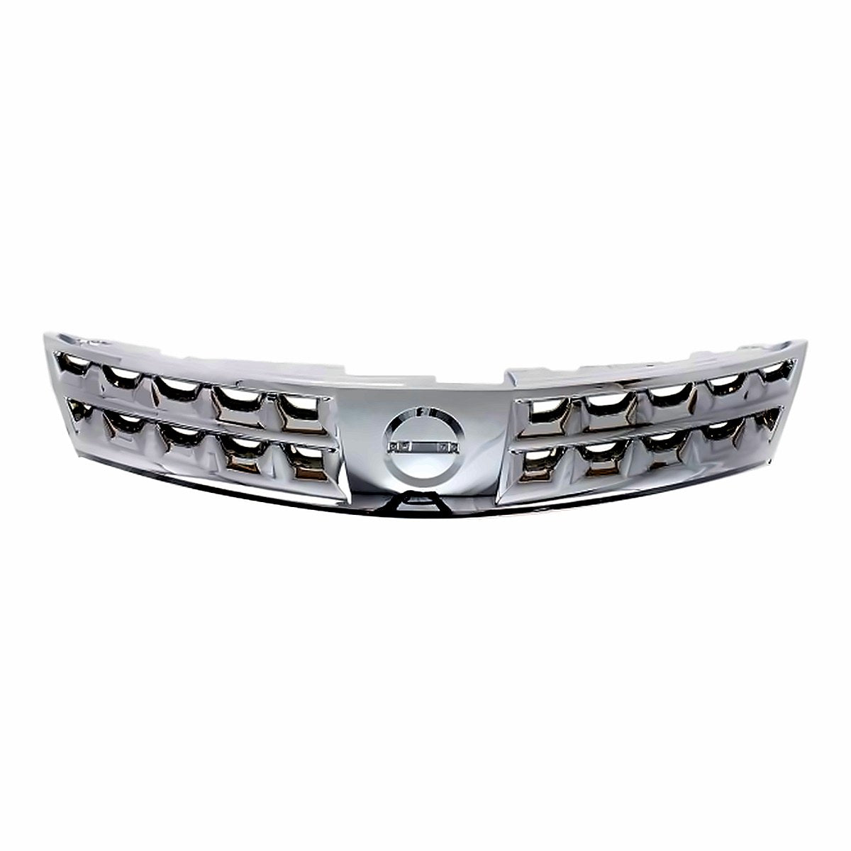 2006-2007 Nissan Murano Grille Chrome, ni1200223. Front view.