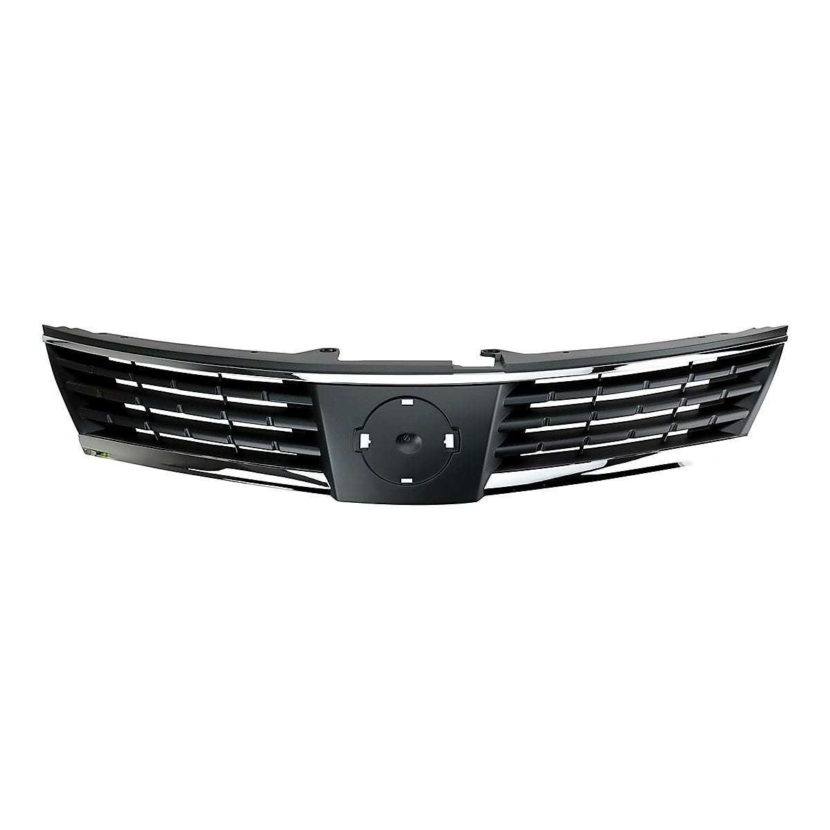 2007-2009 Nissan Versa Grille Chrome Black, ni1200224. Front view.
